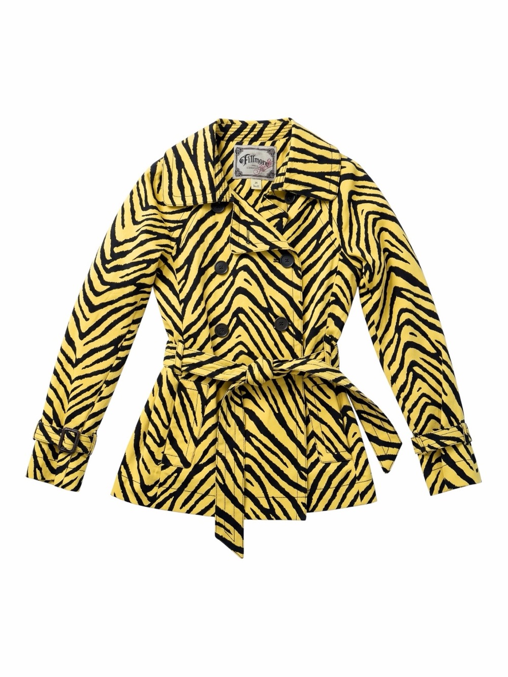 Fillmore Studio Tiger Print Trench Coat